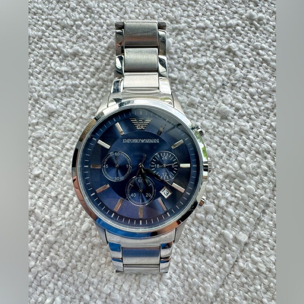 EMPORIO ARMANI Watch, Men's Stainless Steel Bracelet 43mm AR2448